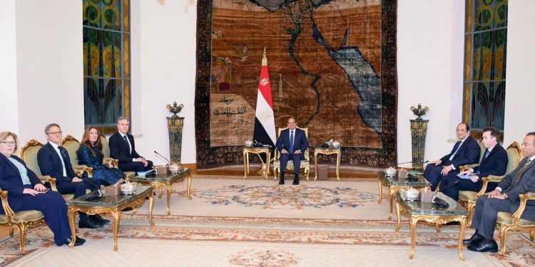 Entretiens Al-Sissi-Blinken au Caire 2 - Le Progrès Egyptien Entretiens Al-Sissi-Blinken au Caire 1 - Le Progrès Egyptien