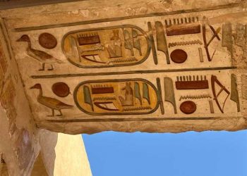 Les travaux de restauration dans le temple de Karnak bientôt achevés