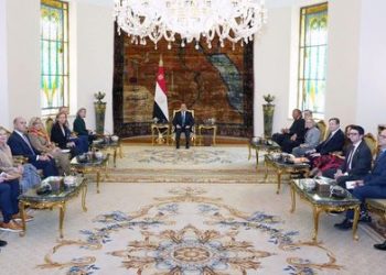 Entretien du Président Al-Sissi avec une délégation de parlementaires américains