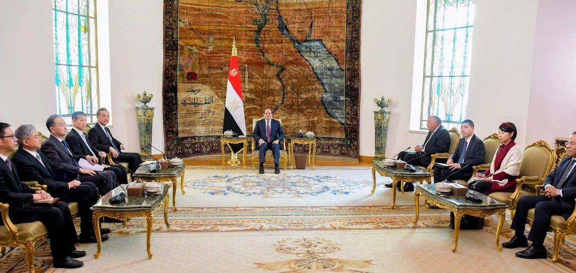Al-Sissi s’entretient avec le ministre des AE chinois de l’évolution de la conjoncture régionale. 1 - Le Progrès Egyptien