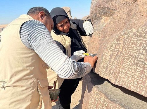 Des inscriptions sur l'île de Soheil bientôt restaurées 2 - Le Progrès Egyptien Des inscriptions sur l'île de Soheil bientôt restaurées 1 - Le Progrès Egyptien