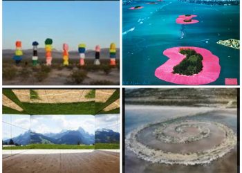 Des œuvres de land art les plus spectaculaires du monde