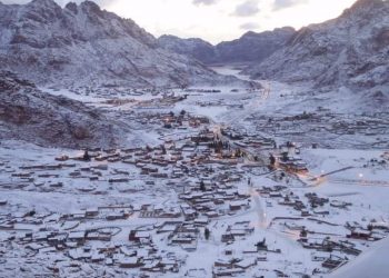 Sainte Catherine : Les monts tous vêtus de blanc