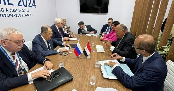 Réunions du G20: Choucri s'entretient avec Lavrov 2 - Le Progrès Egyptien Réunions du G20: Choucri s'entretient avec Lavrov 1 - Le Progrès Egyptien