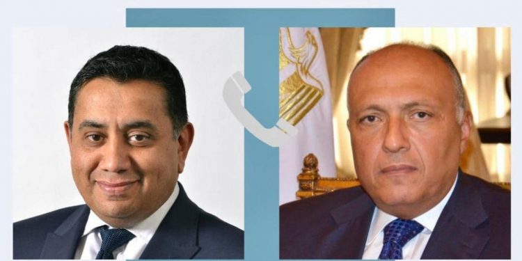 Entretien téléphonique Choucri/Lord Tariq Ahmed sur la situation à Gaza 1 - Le Progrès Egyptien