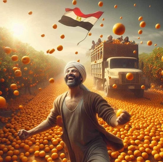 De l'Egypte à Gaza...des oranges et un sourire! 3 - Le Progrès Egyptien