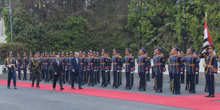 Cérémonie officielle au Président turc à son arrivée au Palais d’Ittihadiya 1 - Le Progrès Egyptien