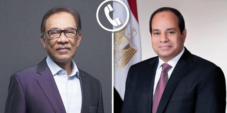 Entretien téléphonique Al-Sissi et le Premier ministre malaisien 1 - Le Progrès Egyptien