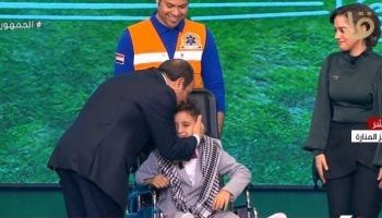 Le Président à un enfant palestinien blessé : Dieu est capable de réaliser la victoire et l’impossible