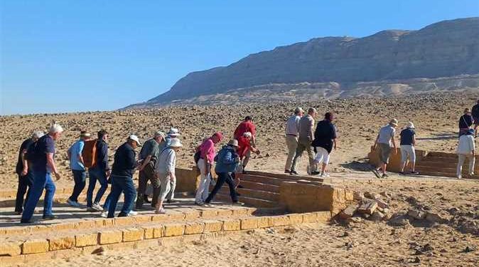 Des touristes multinationales à Bani Hassan, à Minya 2 - Le Progrès Egyptien Des touristes multinationales à Bani Hassan, à Minya 1 - Le Progrès Egyptien