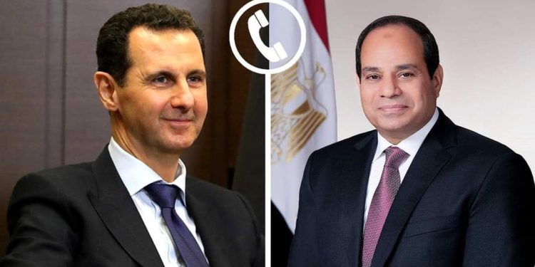 Al Sissi félicite son homologue syrien à l'occasion du mois de Ramadan 1 - Le Progrès Egyptien
