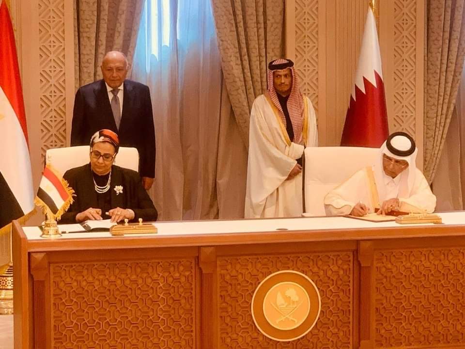 Clôture des travaux de la 5ème session du haut comité conjoint entre l'Egypte et le Qatar 6 - Le Progrès Egyptien Clôture des travaux de la 5ème session du haut comité conjoint entre l'Egypte et le Qatar 5 - Le Progrès Egyptien