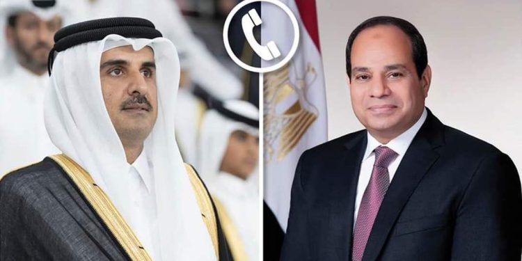 Al-Sissi adresse ses voeux à l'Emir du Qatar à l'occasion du mois de Ramadan 2 - Le Progrès Egyptien Al-Sissi adresse ses voeux à l'Emir du Qatar à l'occasion du mois de Ramadan 1 - Le Progrès Egyptien