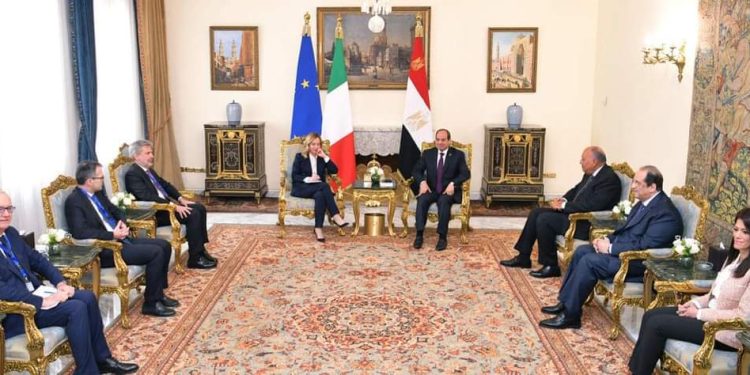 Al-Sissi et la PM d'Italie signent nombre d'accords et un MoU 2 - Le Progrès Egyptien Al-Sissi et la PM d'Italie signent nombre d'accords et un MoU 1 - Le Progrès Egyptien