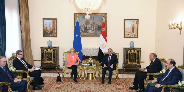 Ursula Von der Leyen : La présence de six dirigeants européens au Caire reflète la profondeur et l'appréciation des relations avec l'Egypte 2 - Le Progrès Egyptien Ursula Von der Leyen : La présence de six dirigeants européens au Caire reflète la profondeur et l'appréciation des relations avec l'Egypte 1 - Le Progrès Egyptien