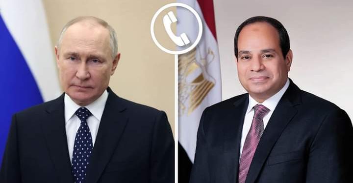Entretien téléphonique Sissi-Poutine 2 - Le Progrès Egyptien Entretien téléphonique Sissi-Poutine 1 - Le Progrès Egyptien