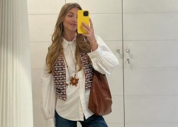 Stella Belmondo, apparition stylée mais discrète