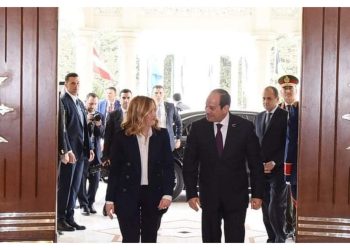 Le Président Al-Sissi discute de la coopération avec Giorgia Meloni