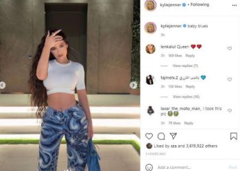 Kylie Jenner sur les réseaux sociaux