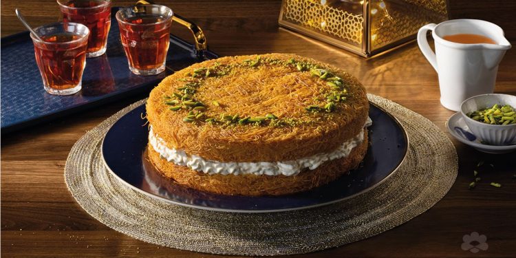 Konafa bel ichta (Kunafa à la crème) 2 - Le Progrès Egyptien Konafa bel ichta (Kunafa à la crème) 1 - Le Progrès Egyptien
