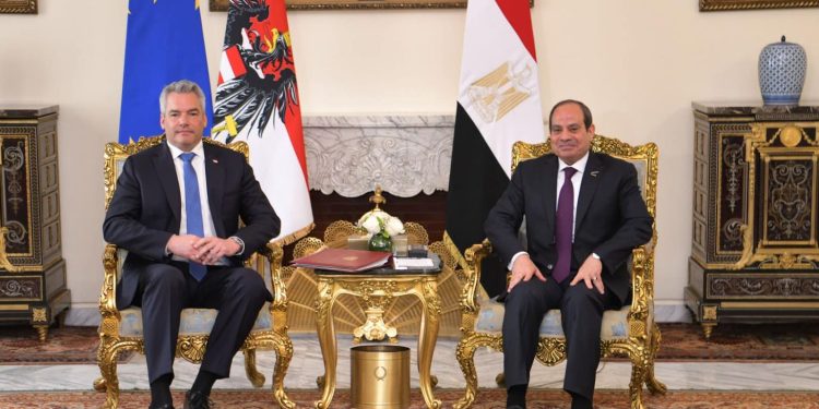Al-Sissi au chancelier autrichien : Importance de mettre en vigueur la solution à deux Etats 2 - Le Progrès Egyptien Al-Sissi au chancelier autrichien : Importance de mettre en vigueur la solution à deux Etats 1 - Le Progrès Egyptien