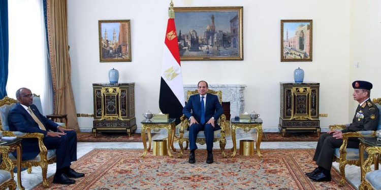 Le Président Al-Sissi reçoit le ministre kenyan de la Défense 2 - Le Progrès Egyptien Le Président Al-Sissi reçoit le ministre kenyan de la Défense 1 - Le Progrès Egyptien
