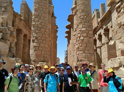 Les participants au concours international de programmation visitent le temple de Karnak 2 - Le Progrès Egyptien Les participants au concours international de programmation visitent le temple de Karnak 1 - Le Progrès Egyptien