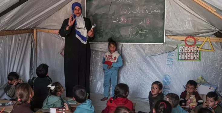Dans les décombres de Gaza, des écoles et des rêves d’enfant 2 - Le Progrès Egyptien Dans les décombres de Gaza, des écoles et des rêves d’enfant 1 - Le Progrès Egyptien