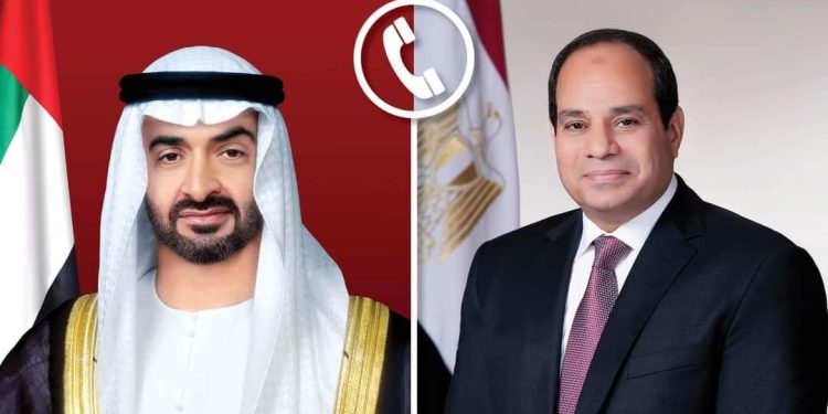Al-Sissi échange les vœux avec le Président émirati 2 - Le Progrès Egyptien Al-Sissi échange les vœux avec le Président émirati 1 - Le Progrès Egyptien