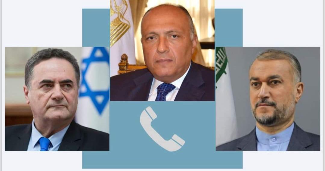 Choucri a eu deux entretiens téléphoniques avec ses homologues iranien et israélien 2 - Le Progrès Egyptien Choucri a eu deux entretiens téléphoniques avec ses homologues iranien et israélien 1 - Le Progrès Egyptien