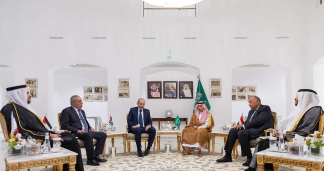Choucri à la réunion consultative des six pays arabes en soutien à Gaza  1 - Le Progrès Egyptien