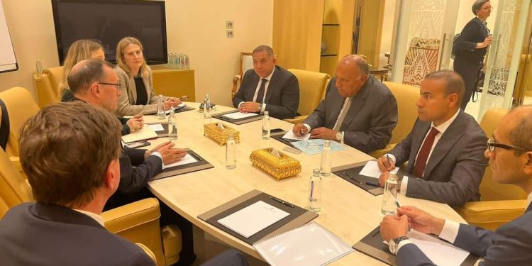 Choucri et son homologue norvégien soulignent l'importance de continuer à fournir une aide urgente aux Gazaouis 2 - Le Progrès Egyptien Choucri et son homologue norvégien soulignent l'importance de continuer à fournir une aide urgente aux Gazaouis 1 - Le Progrès Egyptien
