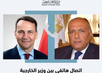 Choucri discute avec son homologue polonais de la situation régionale