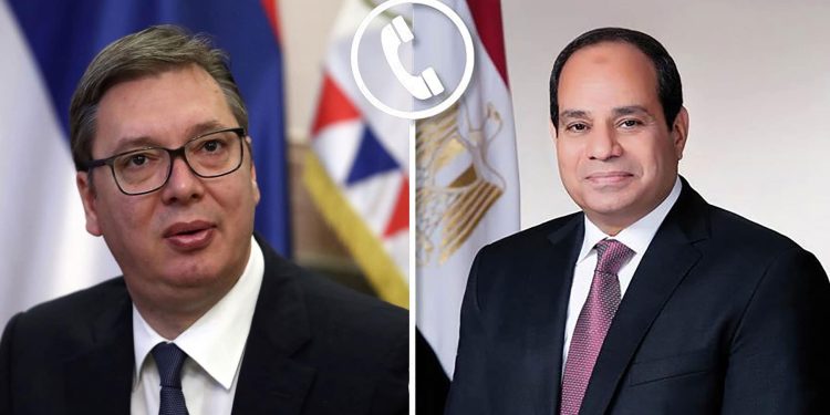 Le Président Al-Sissi reçoit un appel téléphonique de son homologue serbe 1 - Le Progrès Egyptien
