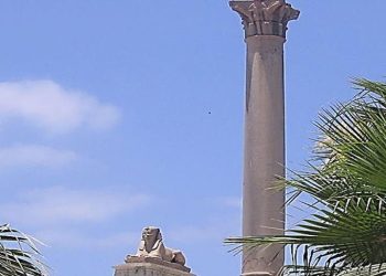 Le pilier de Pompée, le monument antique le plus grand à Alexandrie
