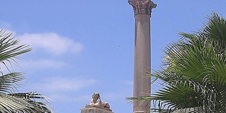 Le pilier de Pompée, le monument antique le plus grand à Alexandrie 1 - Le Progrès Egyptien