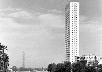 Le deuxième gratte-ciel du Caire en 1958