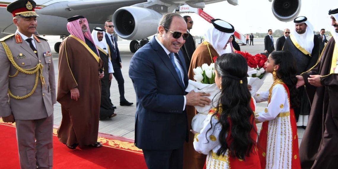 Al-Sissi arrive à Manama 2 - Le Progrès Egyptien Al-Sissi arrive à Manama 1 - Le Progrès Egyptien