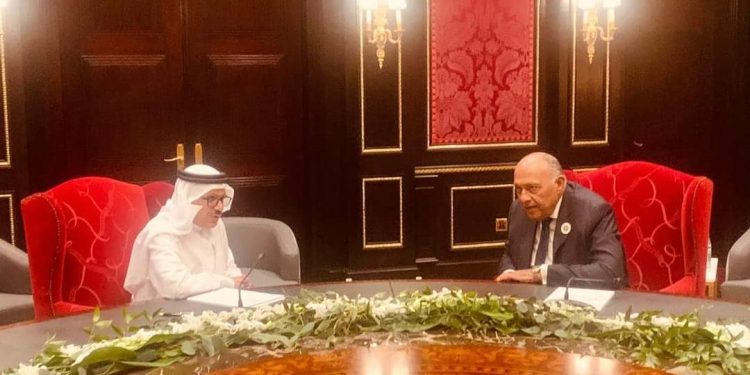 Choucri rencontre son homologue bahreïni 2 - Le Progrès Egyptien Choucri rencontre son homologue bahreïni 1 - Le Progrès Egyptien