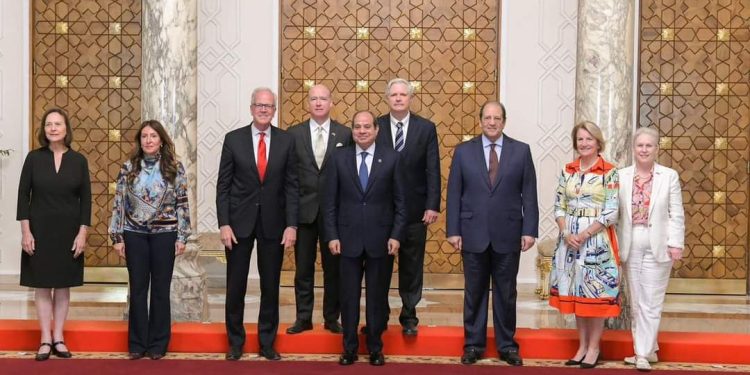 Le Président reçoit une délégation du Congrès US 1 - Le Progrès Egyptien