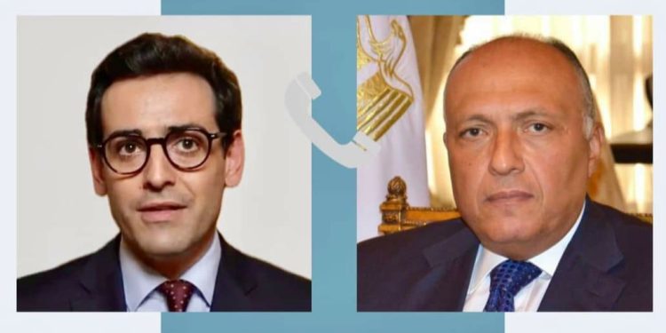 Choucri et Séjourné discutent des récents développements à Gaza 2 - Le Progrès Egyptien Choucri et Séjourné discutent des récents développements à Gaza 1 - Le Progrès Egyptien