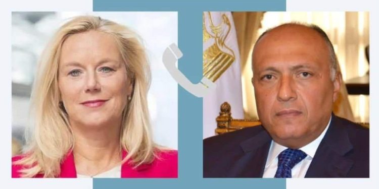 Appel téléphonique Choucri-Kaag 2 - Le Progrès Egyptien Appel téléphonique Choucri-Kaag 1 - Le Progrès Egyptien