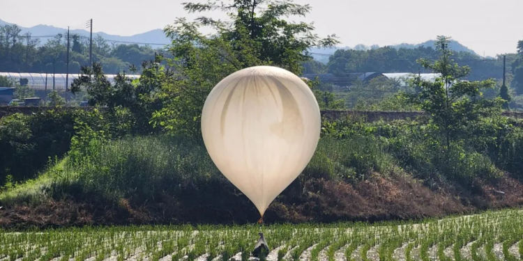 La Corée du Nord envoie des ballons remplis d’ordures et de possibles excréments au Sud 1 - Le Progrès Egyptien