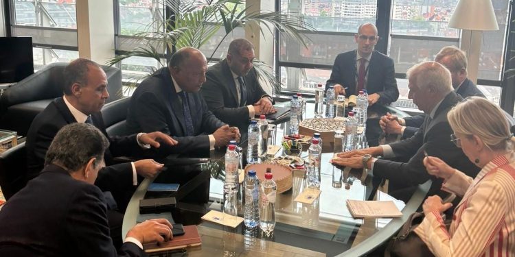 Choucri s’entretient avec Borrell à Bruxelles 1 - Le Progrès Egyptien