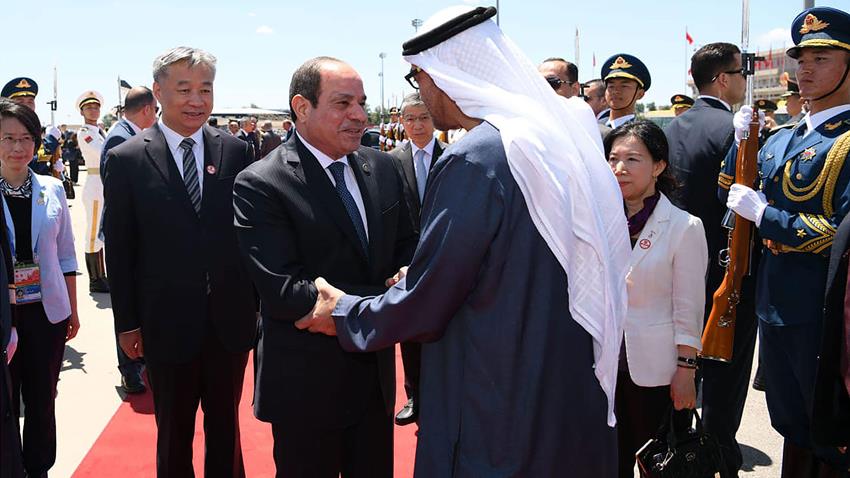 Rencontre amicale entre le Président et son homologue émirati en Chine 6 - Le Progrès Egyptien Rencontre amicale entre le Président et son homologue émirati en Chine 5 - Le Progrès Egyptien