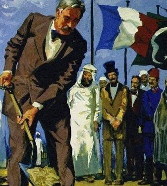 De Lesseps inaugure les travaux de creusement du canal du Suez 1 - Le Progrès Egyptien