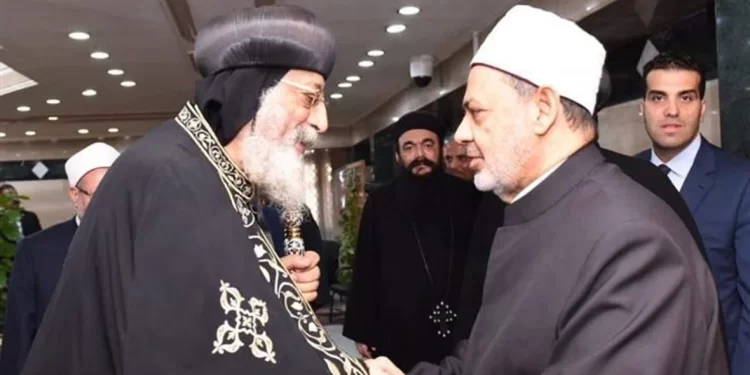 Le pape Tawadros reçoit un appel téléphonique du grand imam d'Al-Azhar 1 - Le Progrès Egyptien