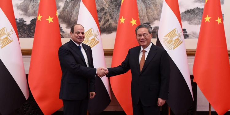 Pékin : Al-Sissi s’entretient avec le Président du Conseil d’Etat chinois 1 - Le Progrès Egyptien