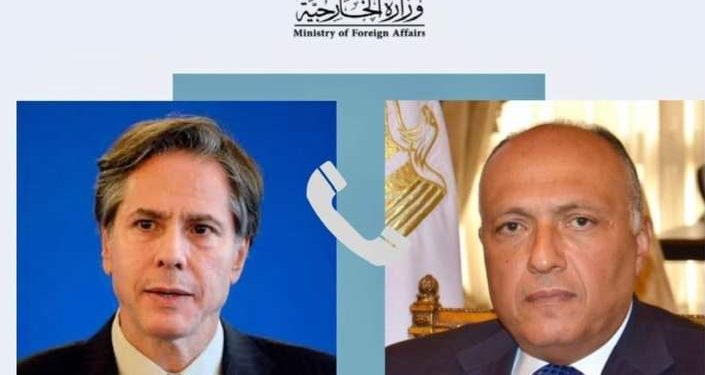 Choucri contacté par Blinken 1 - Le Progrès Egyptien