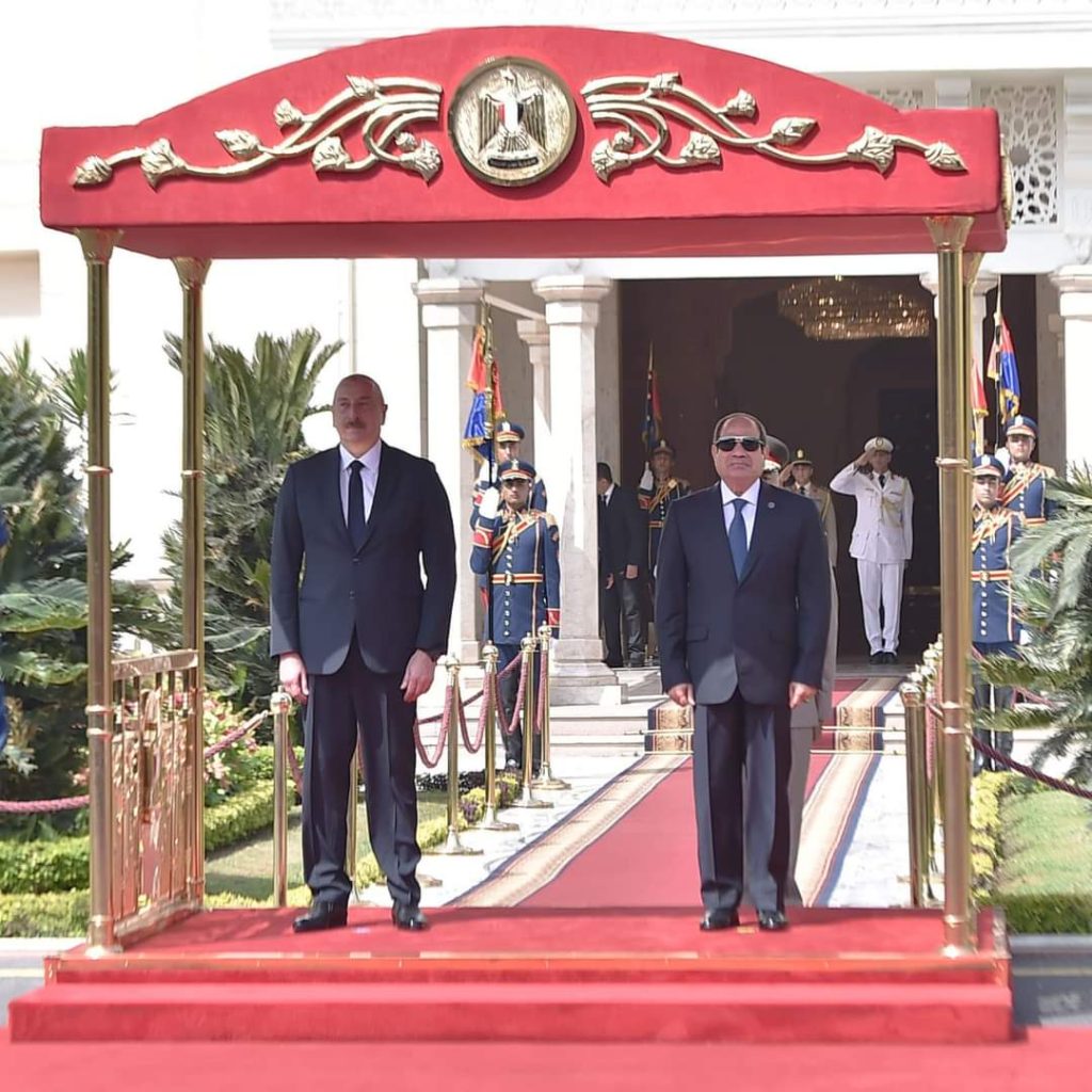 Le Président reçoit son homologue azéri 19 - Le Progrès Egyptien